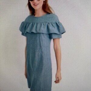 J. Crew The Eddie Chambray Summer Dress